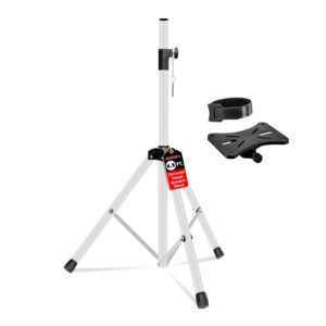 5 Core Speaker Stand Adjustable 31 to 54" PA DJ Tripod Stands Heavy Duty w 35mm Insert 132 Lbs