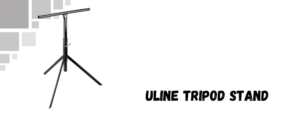 The image shows Uline tripod stand