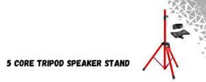 The image shows 5 core speaker stand
