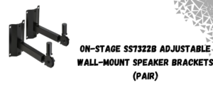 The image shows on-stage wall speaker stand